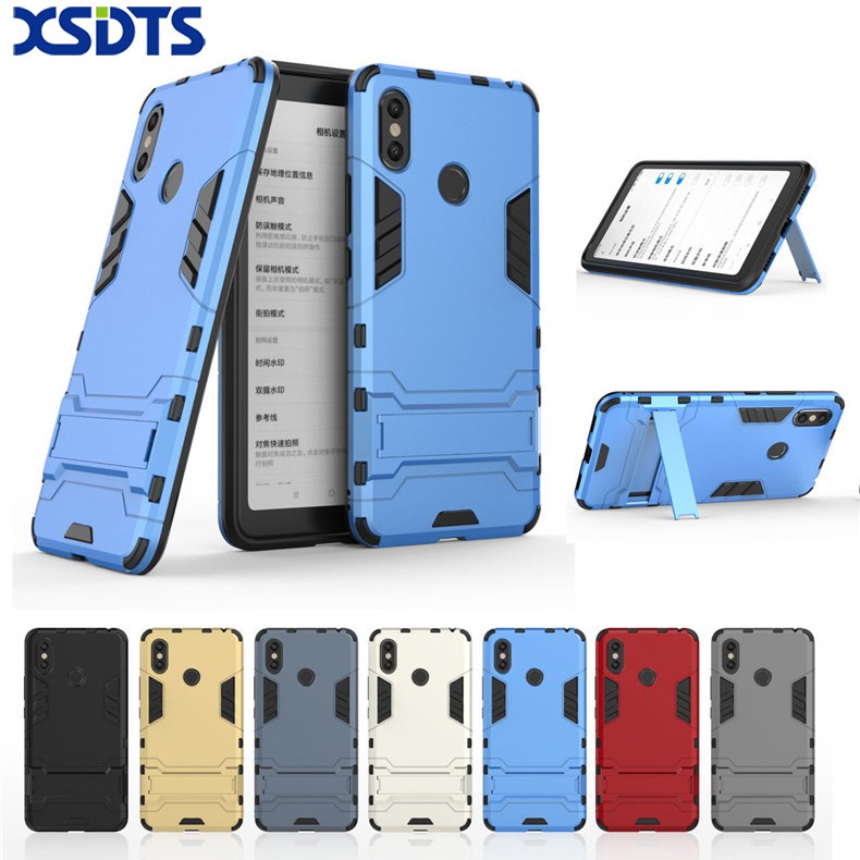 Ốp lưng phong cách Iron Man cá tính có giá đỡ cho Xiaomi Mi Max 3 / Xiaomi Mi Max 2