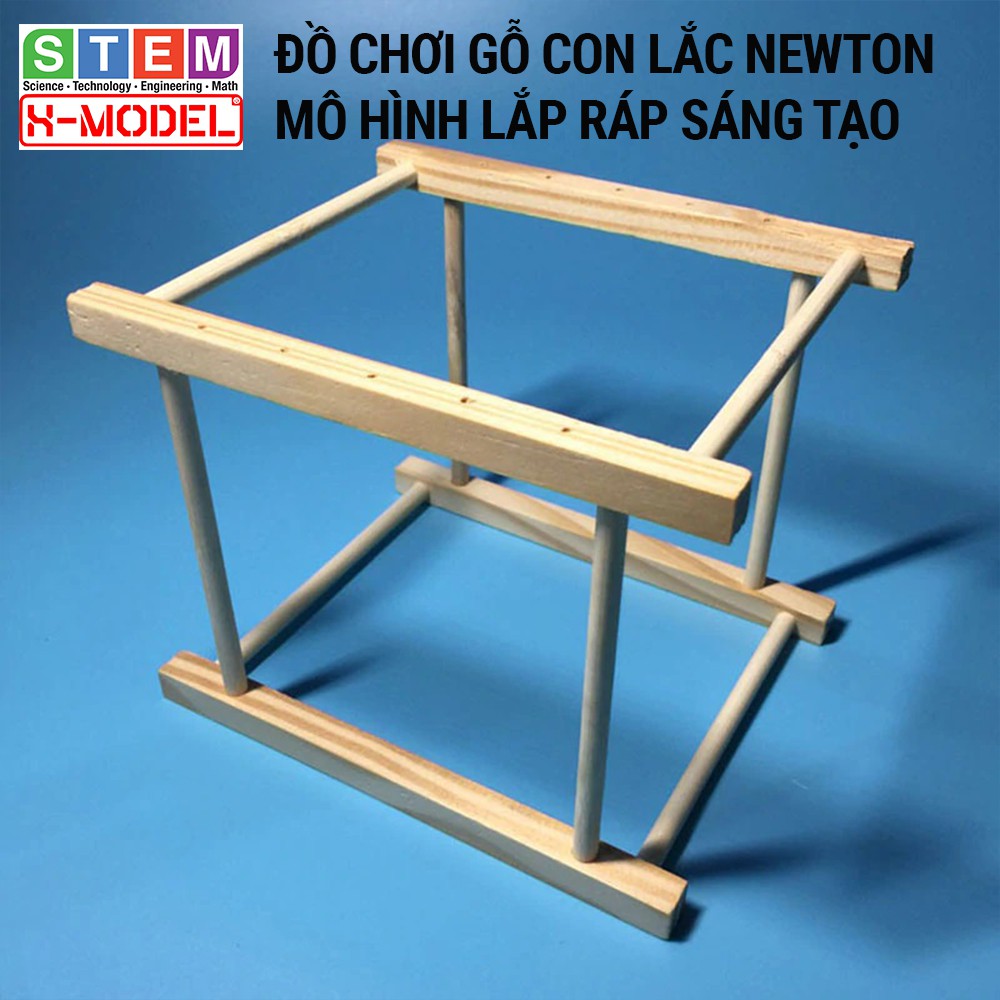 Đồ chơi sáng tạo STEM mô hình con lắc newton gỗ ST95 XMODEL cho bé Đồ chơi trẻ em DIY |Giáo dục STEM, STEAM