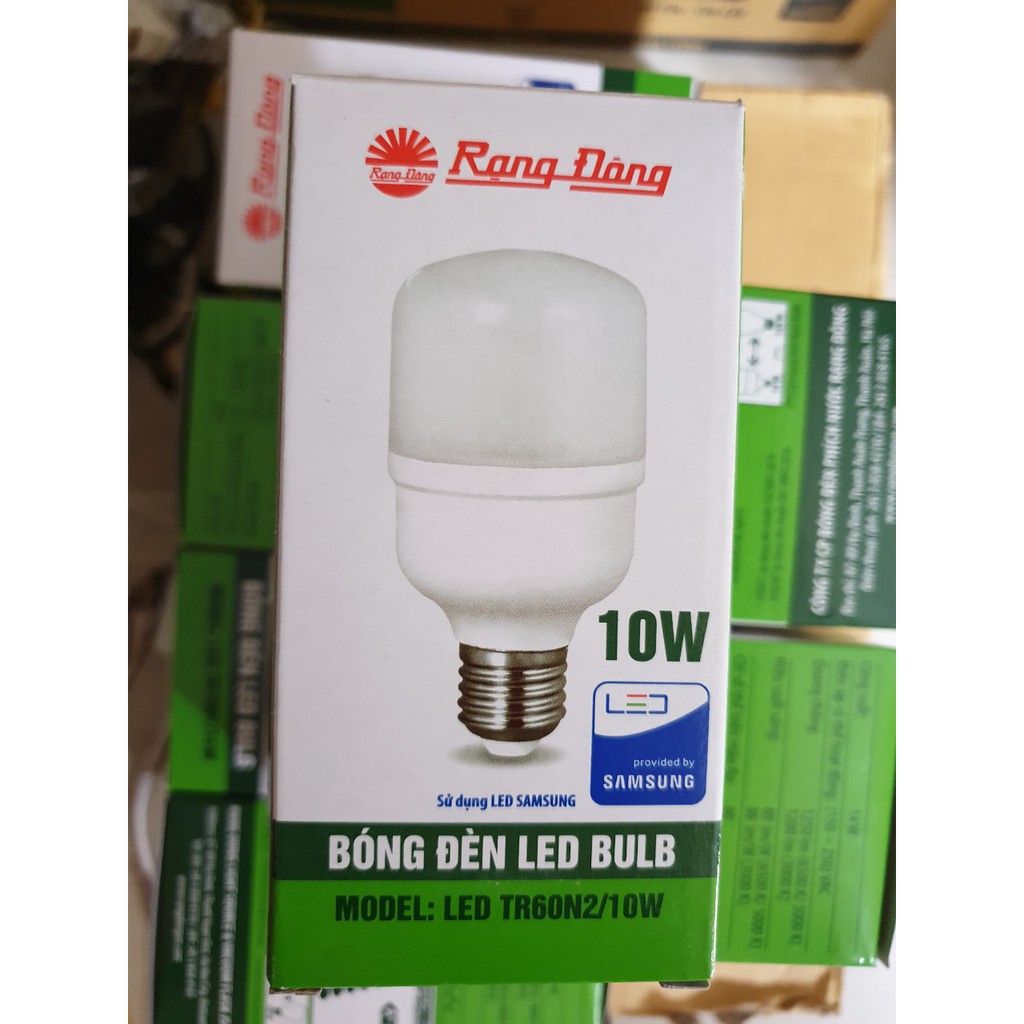 Bóng Đèn LED Trụ Rạng Đông 10W ChipLed SAMSUNG ( A/S Trắng ) | BigBuy360 - bigbuy360.vn