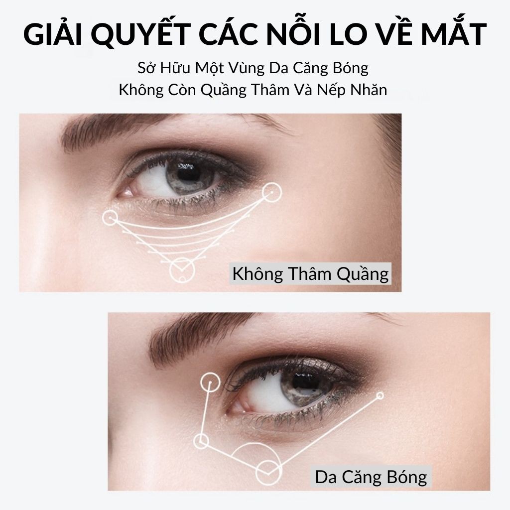 Nạ Mắt Bioaqua, Mặt Nạ Mắt Cấp Ẩm, Cấp Nước Và Giảm Quầng Thâm Nội Địa Trung 60 Miếng