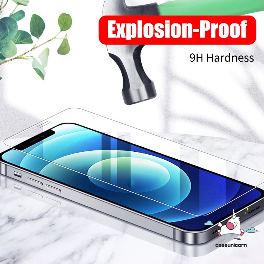 Kính Cường Lực Bảo Vệ Màn Hình 3 Trong 1 Cho iPhone 11 13 Pro Max 12 Pro Max XR X XS Max 11Pro Max 6 6S 7 8 Plus SE 2020