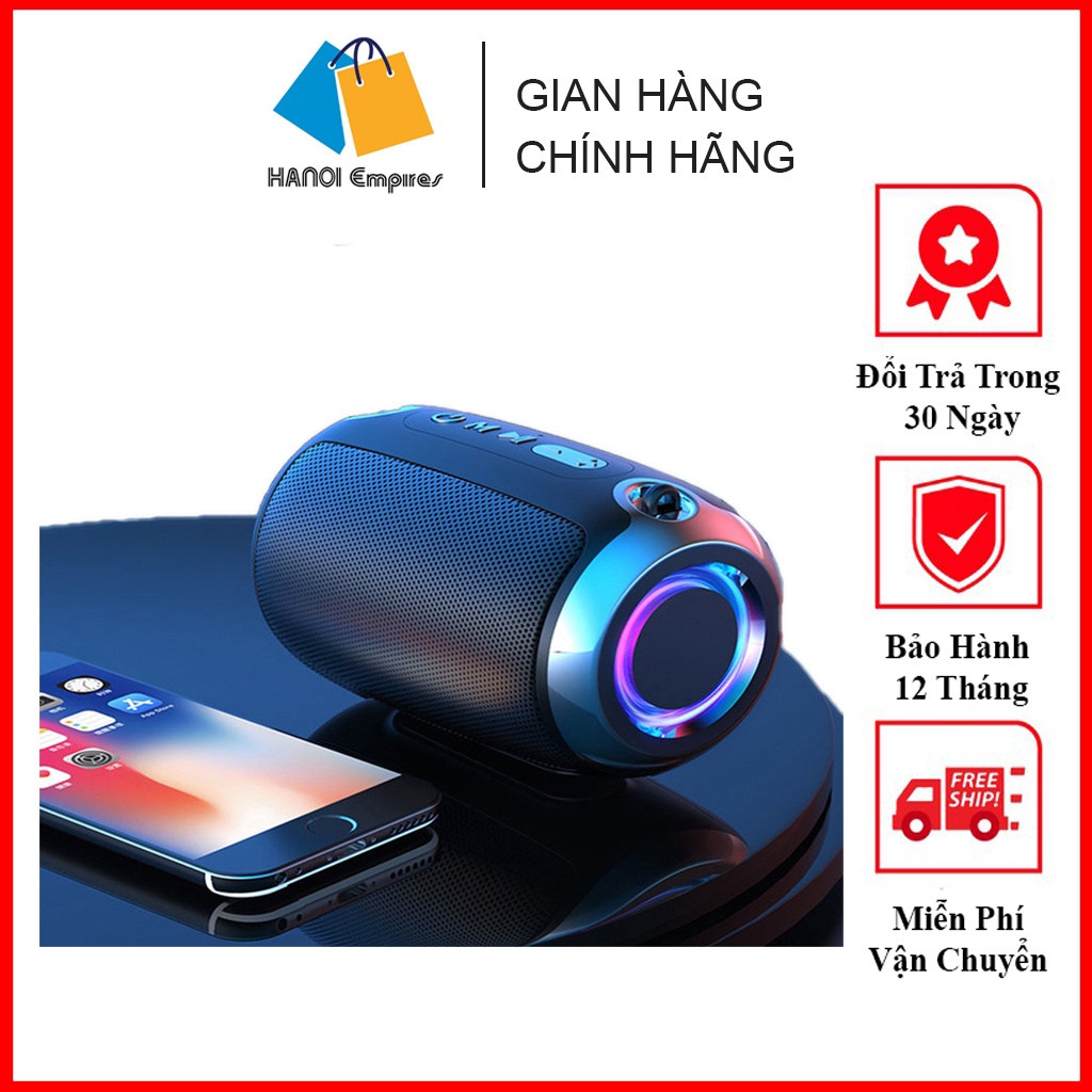 Loa bluetooth S1 Max tích hợp 2 bass siêu mạnh, đèn led RGB đổi màu liên tục, loa mini đeo vai - bảo hành 12 tháng