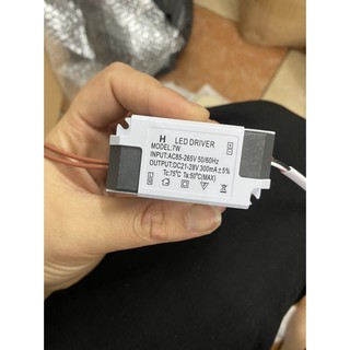 COMBO 10C Nguồn đèn led 3 màu 7w, VÀ đơn màu(chấn lưu)