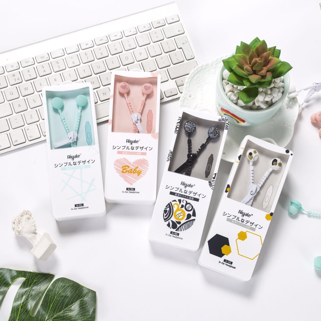 Tai nghe dây kéo siêu dễ thương và cá tính