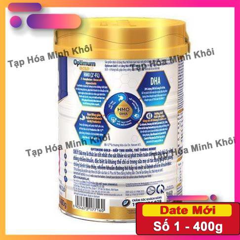 Nsx mới sữa bột optimum gold số 1 - hộp thiếc 400g - tạp hóa minh khôi - ảnh sản phẩm 6