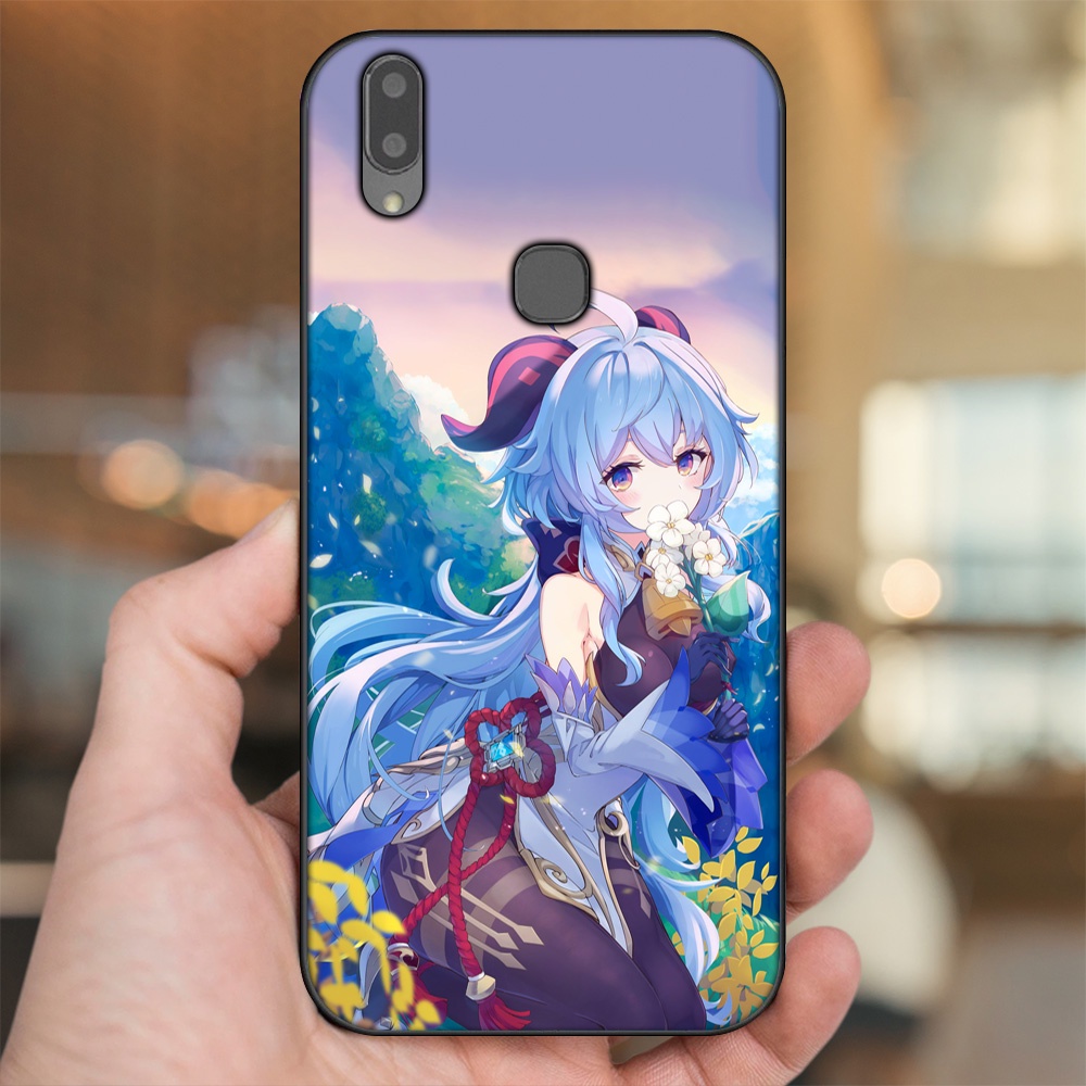 Ốp lưng Vivo V9, Y85, V11i viền đen in hình Ganyu Genshin Impact