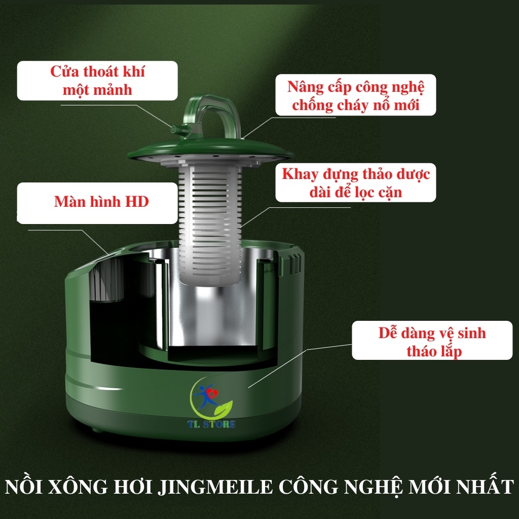 Lều xông hơi sau sinh tự bung có nồi xông cao cấp công nghệ phun sương tỏa nhiệt mới Jingmeile