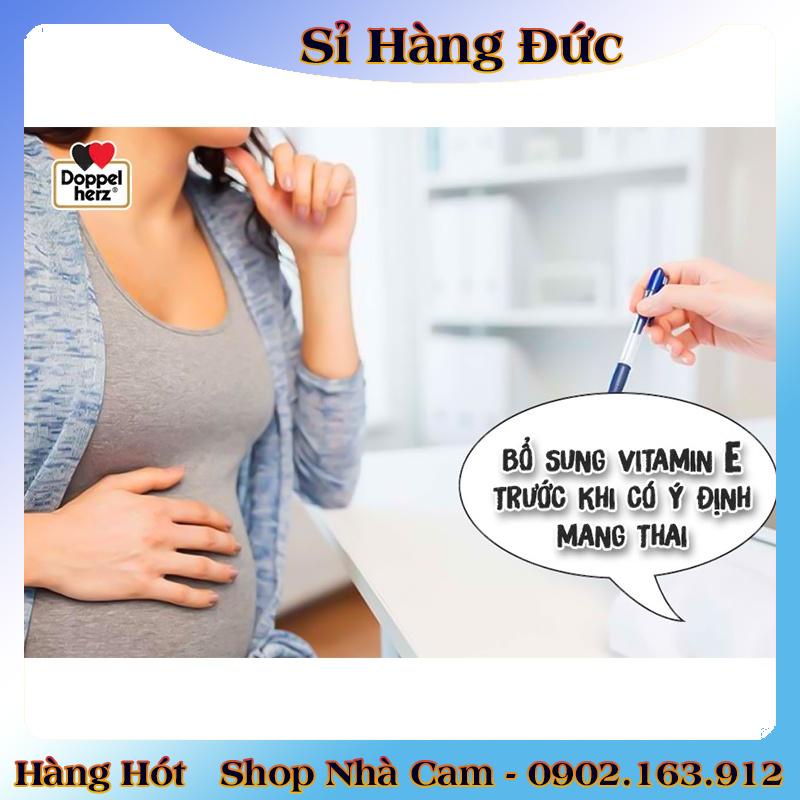 [auth] Viên uống Doppelherz Aktiv Vitamin E 600N của Đức, 40 viên -Nội địa Đức Đủ Bill [Hot]