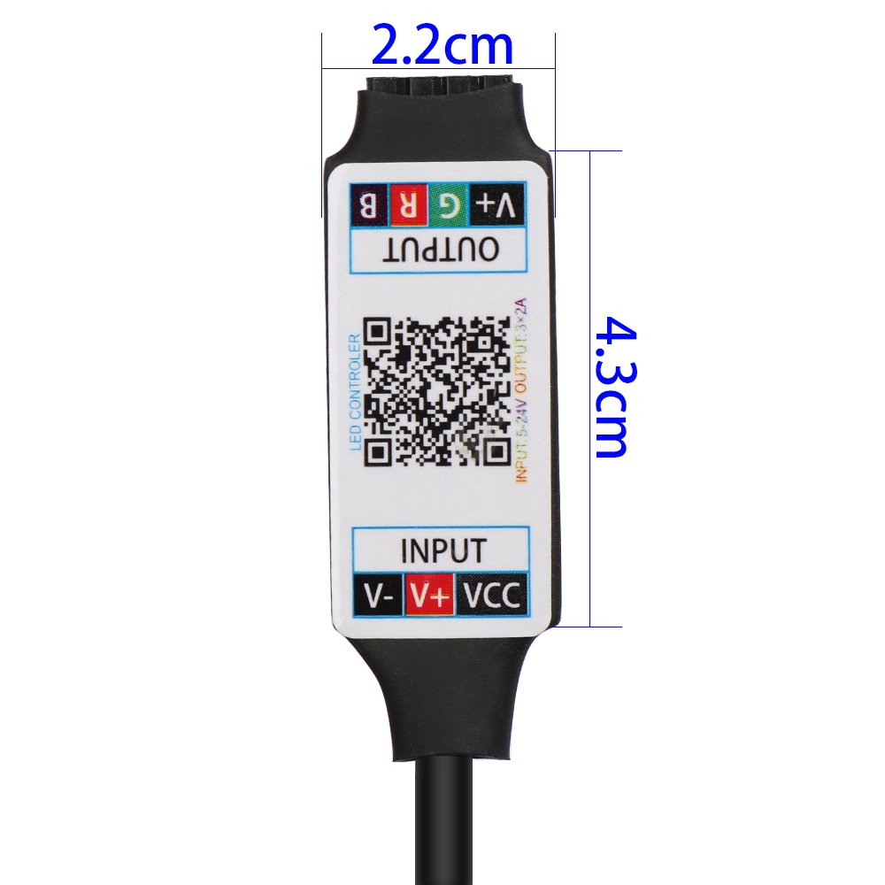 Bộ điều khiển VIRWIR cho dây đèn Led Rgb 3528 5050 Bluetooth không dây thông minh