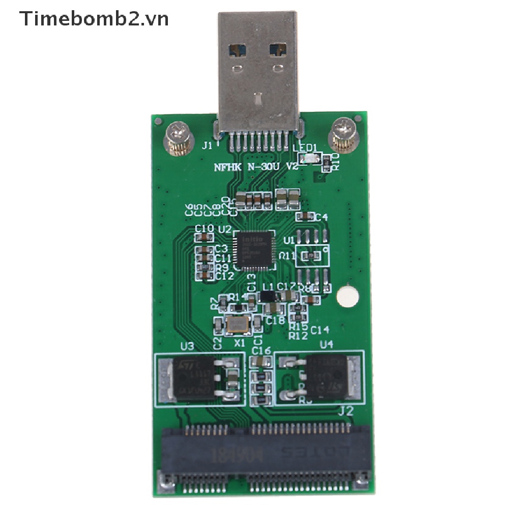 1 Thẻ chuyển đổi mở rộng USB 3.0 sang PCIE MSATA SSD PCBA Mini (time2) | BigBuy360 - bigbuy360.vn