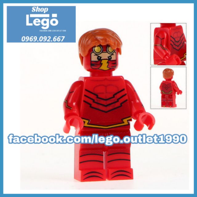 Xếp hình Flash 3000 Siêu anh hùng Justice League 3000 DC Comics Lego Minifigures Wm wm490