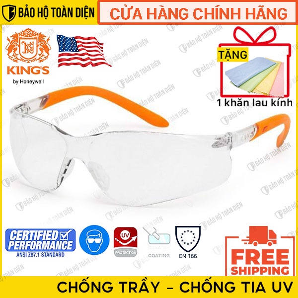 (RẺ, CHÍNH HÃNG!!)) Kính bảo hộ Kings KY 2221 [ TẶNG KHĂN LAU KÍNH ]