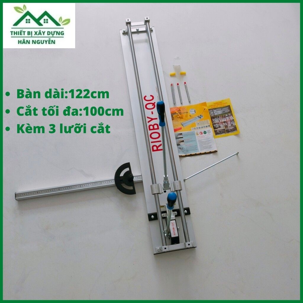 Bàn cắt gạch Ryobi QC 1M,bàn dài 122cm dùng cắt gạch 100cm,máy cắt gạch đẩy tay