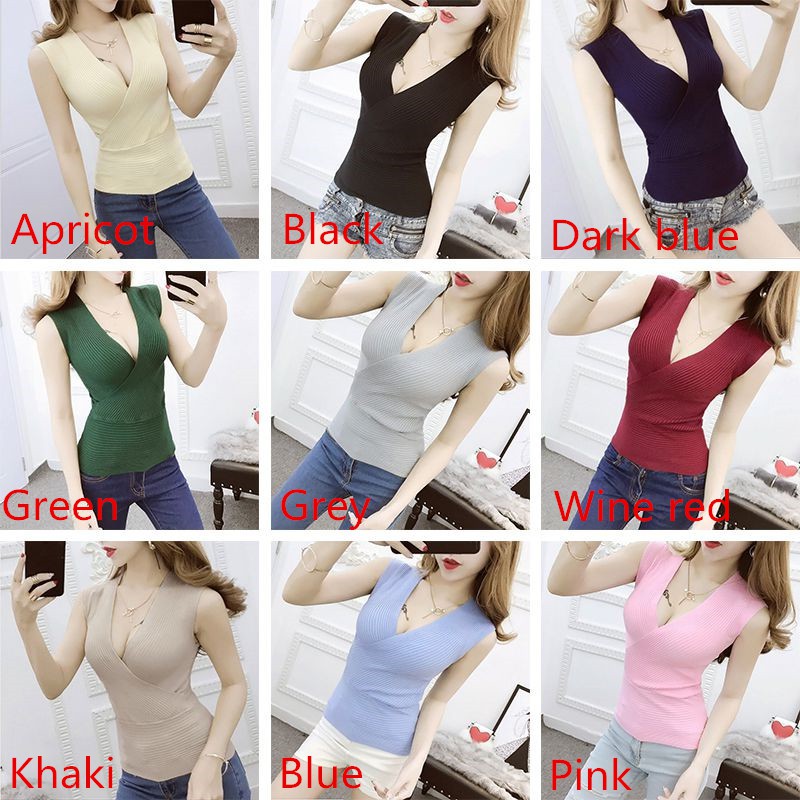 [Baywellfashion]Áo vải dệt không tay màu trơn xinh xắn cho nữ | BigBuy360 - bigbuy360.vn