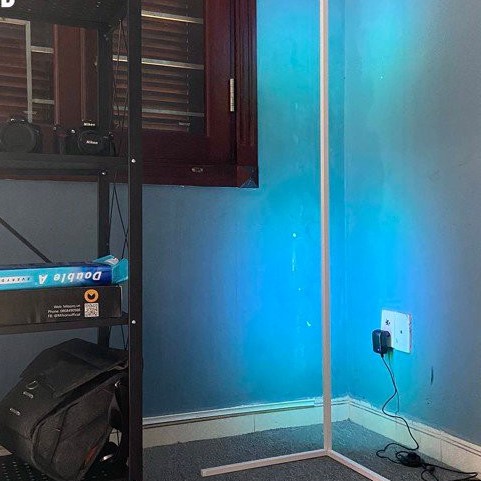 Đèn Led đứng góc tường RGB, khiển qua App, cảm ứng nhạc, trang trí phòng khách, phòng ngủ, phòng game