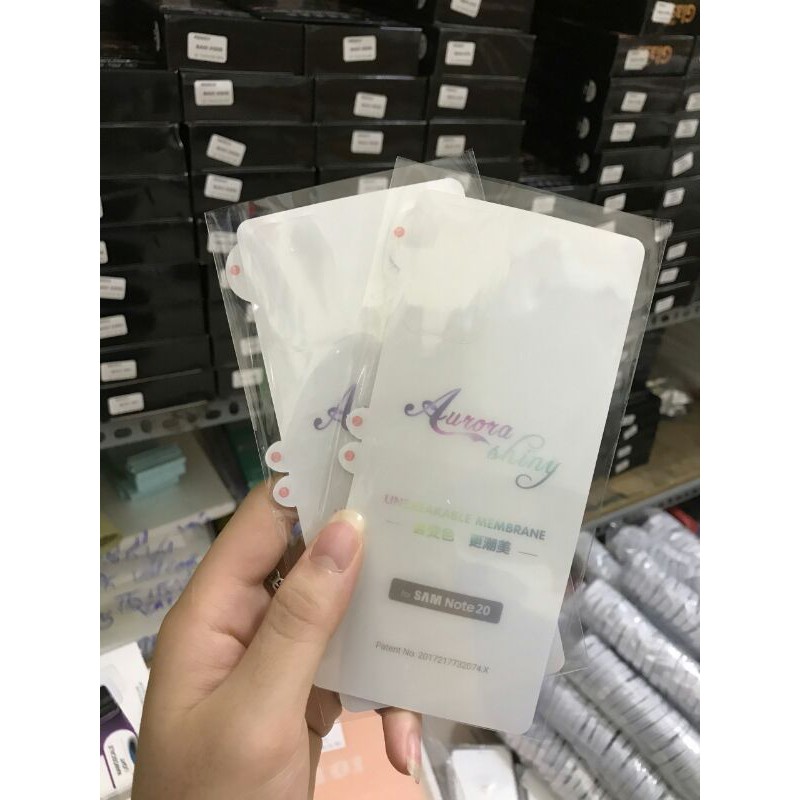 Dán dẻo PPF Samsung Note 20/ Note 20 Ultra  trong suốt