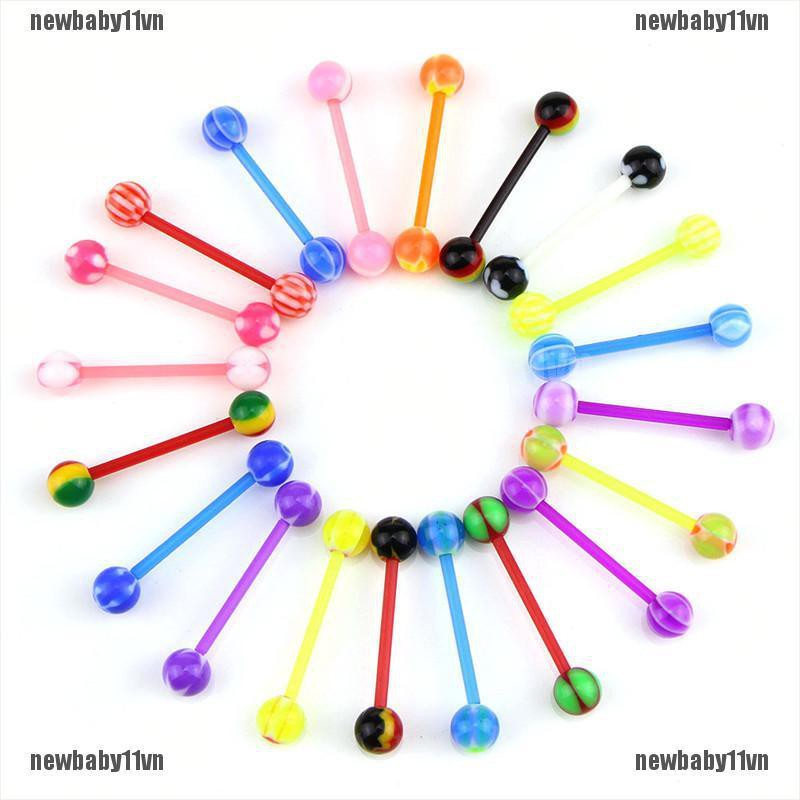 Set 20 Khuyên Cơ Thể Nhiều Màu Sắc