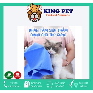Khăn tắm chó mèo siêu thấm hút