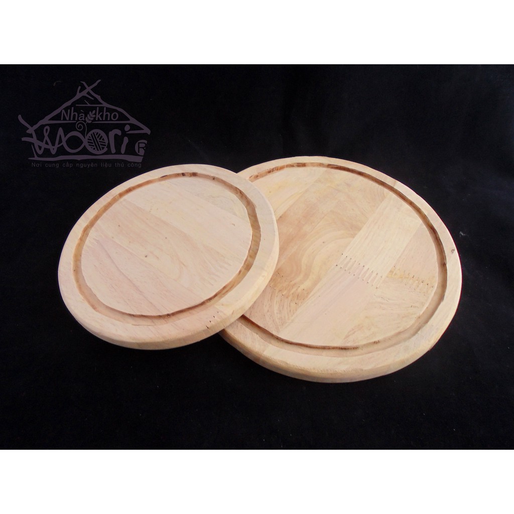 Đế gỗ tròn đường kính 19cm & 23cm