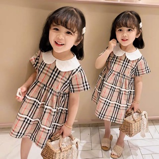 Váy bbr cổ trắng