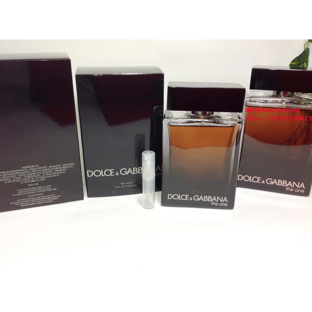 [Mẫu thử]Nước hoa Dolce & Gabbana The One 2,5,10ml | BigBuy360 - bigbuy360.vn