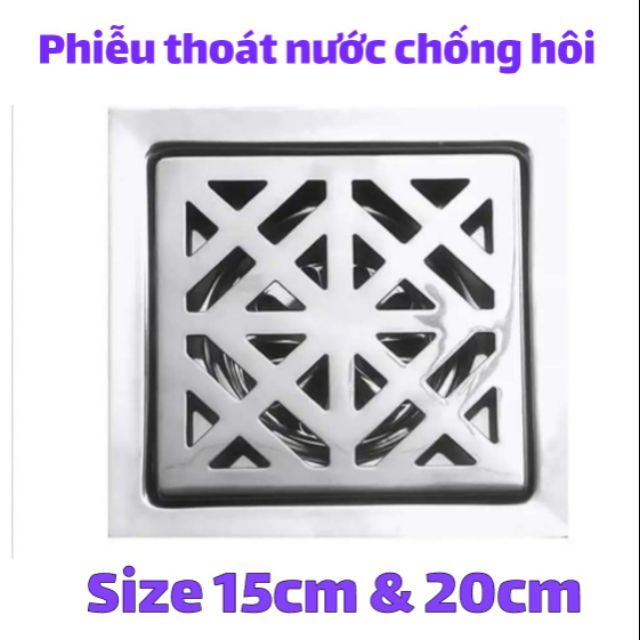 PHIỄU THOÁT NƯỚC CHỐNG HÔI INOX