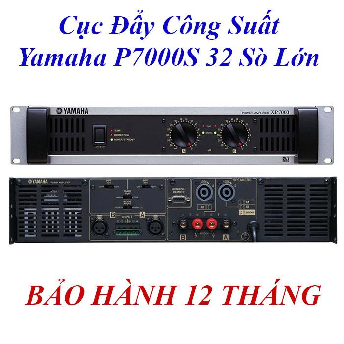 XẢ HÀNG Cục đẩy công suất Yamaha P7000S cao cấp, chuyên dùng cho dàn âm thanh sân khấu, phòng karaoke PREE SHIP