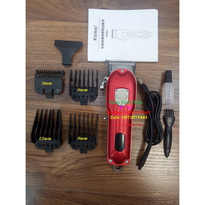 Tông đơ cắt tóc Kemei Km802