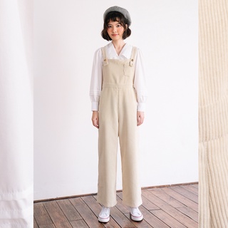 Bleubird quần yếm nhung playful dungaree