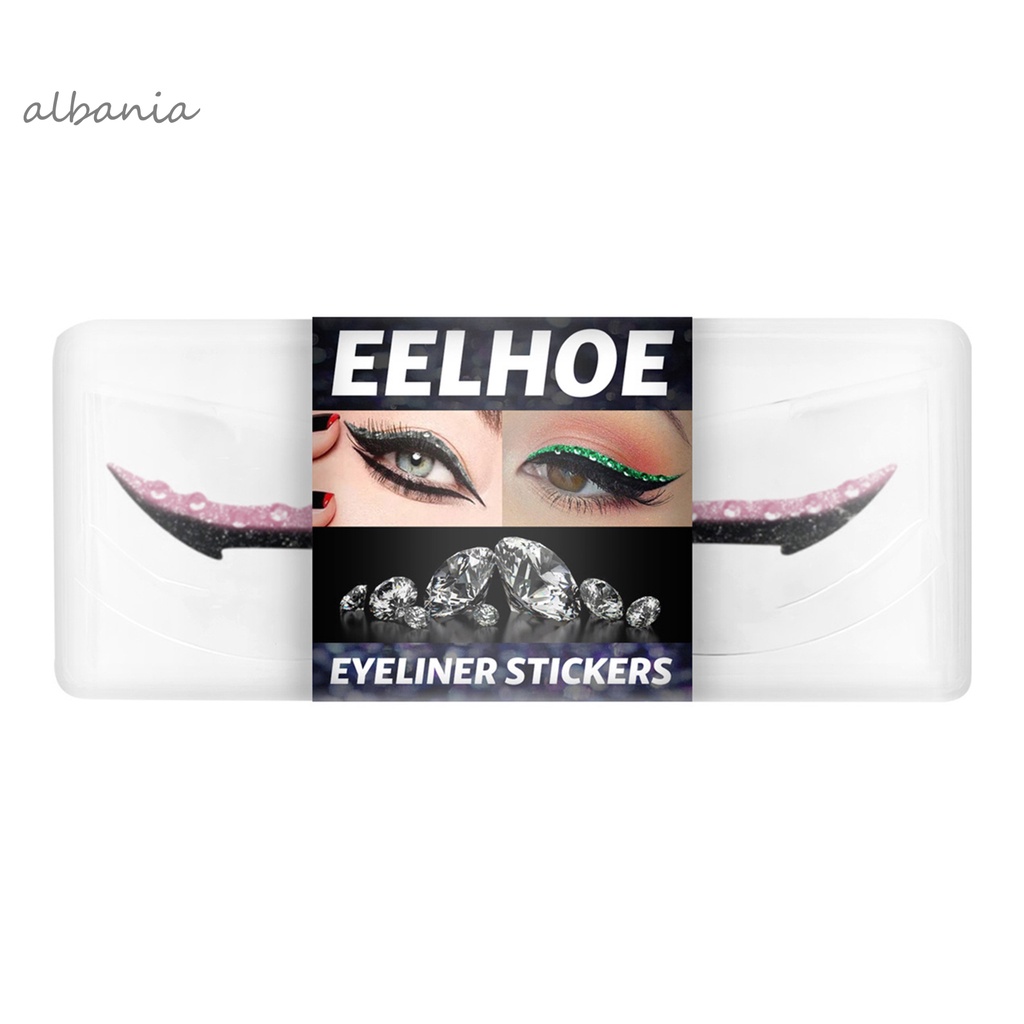 <albania>Miếng dán kẻ mắt đính đá giả màu sắc rực rỡ trang điểm cho quần áo | BigBuy360 - bigbuy360.vn