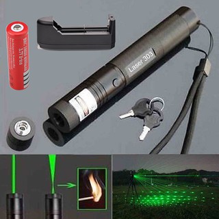 Đèn laser 303 xanh (loại pin sạc)