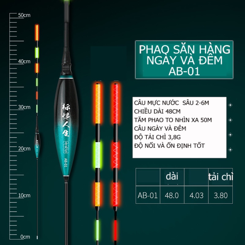 Phao săn hàng ngày và đêm tăm to rõ nét độ nhạy cao