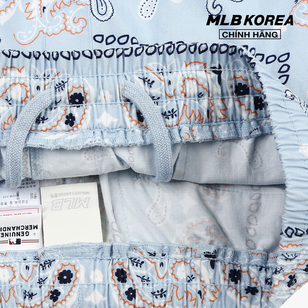 MLB - Quần shorts jeans nữ Paisley Cotton Midi Woven 31SMUP131-14S
