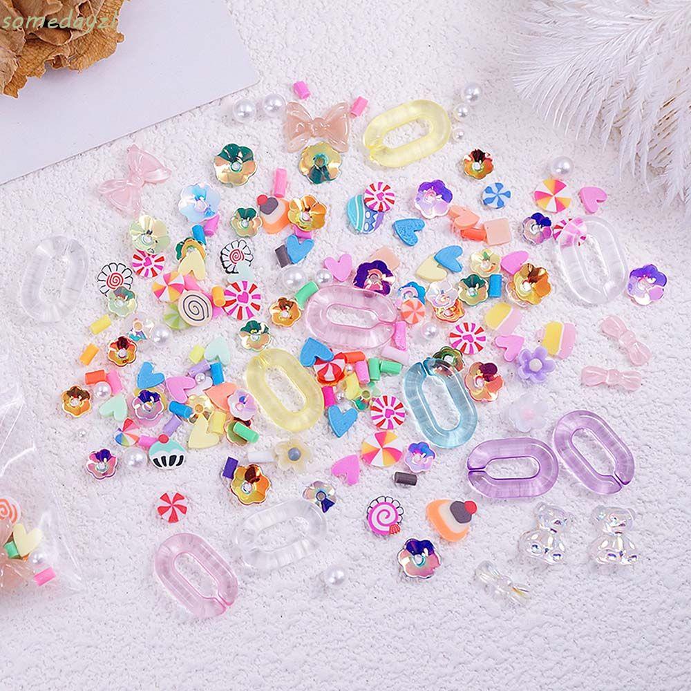 Nhẫn Trang Trí Móng Tay Trong Suốt Hình Gấu Aurora DIY