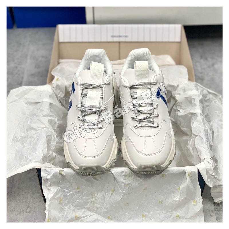 Giày MLB chunky chữ LA Dodgers Sneakery - fullbox