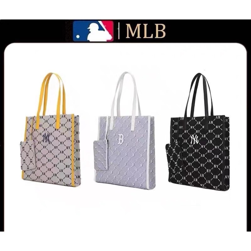 TNS-Túi tote form chữ nhật vừa laptop siêu hottrend kèm ví nhỏ MLBee tote bag-chất vải cao cấp- màu phối chữ đặc trưng