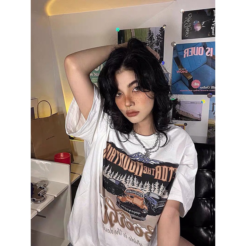 Áo Thun NGỌN NÚI Nam Nữ Ulzzang Unisex 1hitshop