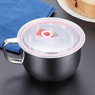 Ca inox ăn mì có nắp đường kính 15cm