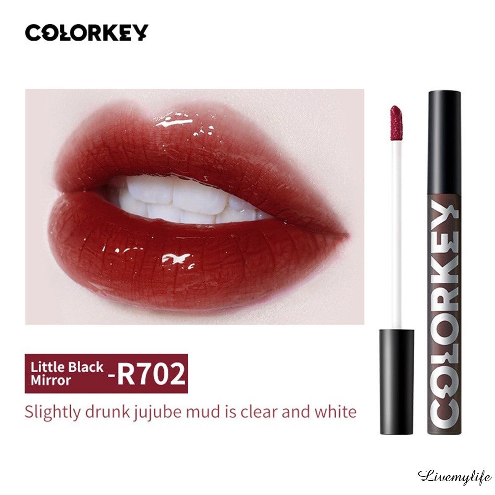Son bóng Colorkey chống thấm nước lâu trôi cao cấp giúp đôi môi căng mọng