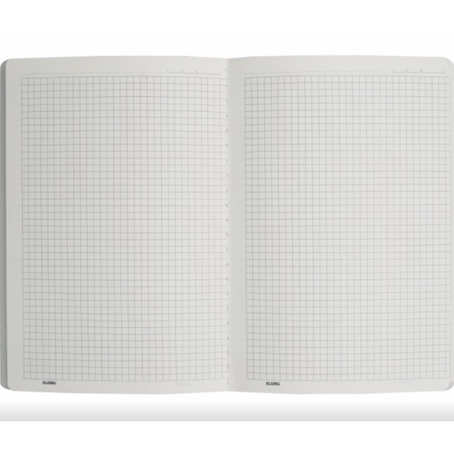 Vở Klong B5 80 trang caro MS 834 may dán gáy màu Pastel, cuốn tập sổ Klong