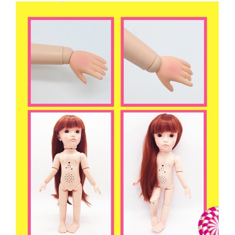 (xã lỗ ) Búp bê Xiao Xueer Doll cô gái thông minh biết trò chuyện 50 cm ( lỗi dán ngực)