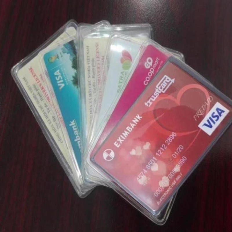 COMBO 10 VỎ BỌC CCCD/ Bọc thẻ ngân hàng, thẻ học sinh