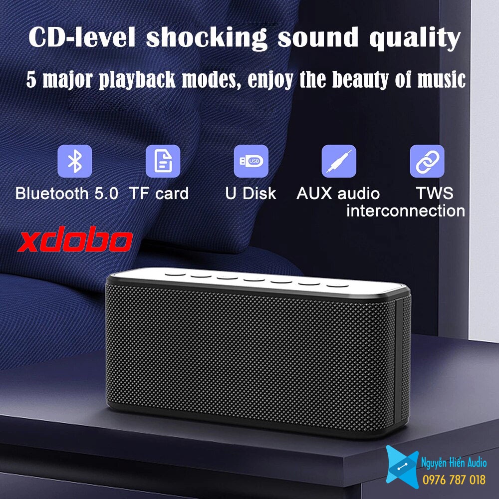 Loa Xdobo X8plus 80W Bluetooth 5.0 bảo hành 12 tháng