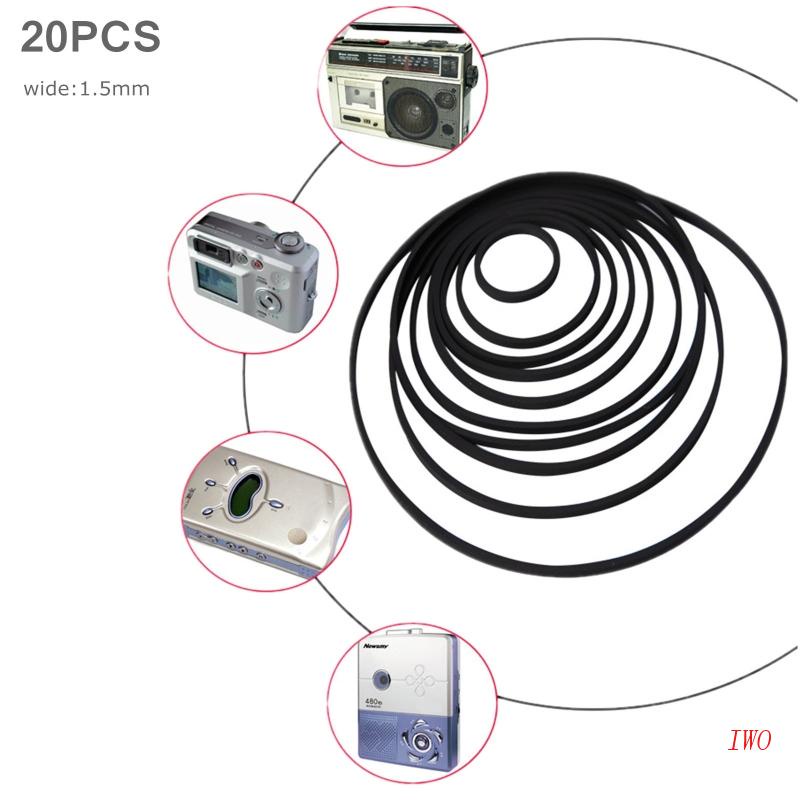 Dây Đai Cao Su Vuông 1.5mm Cho Máy Ghi Âm Walkman DVD