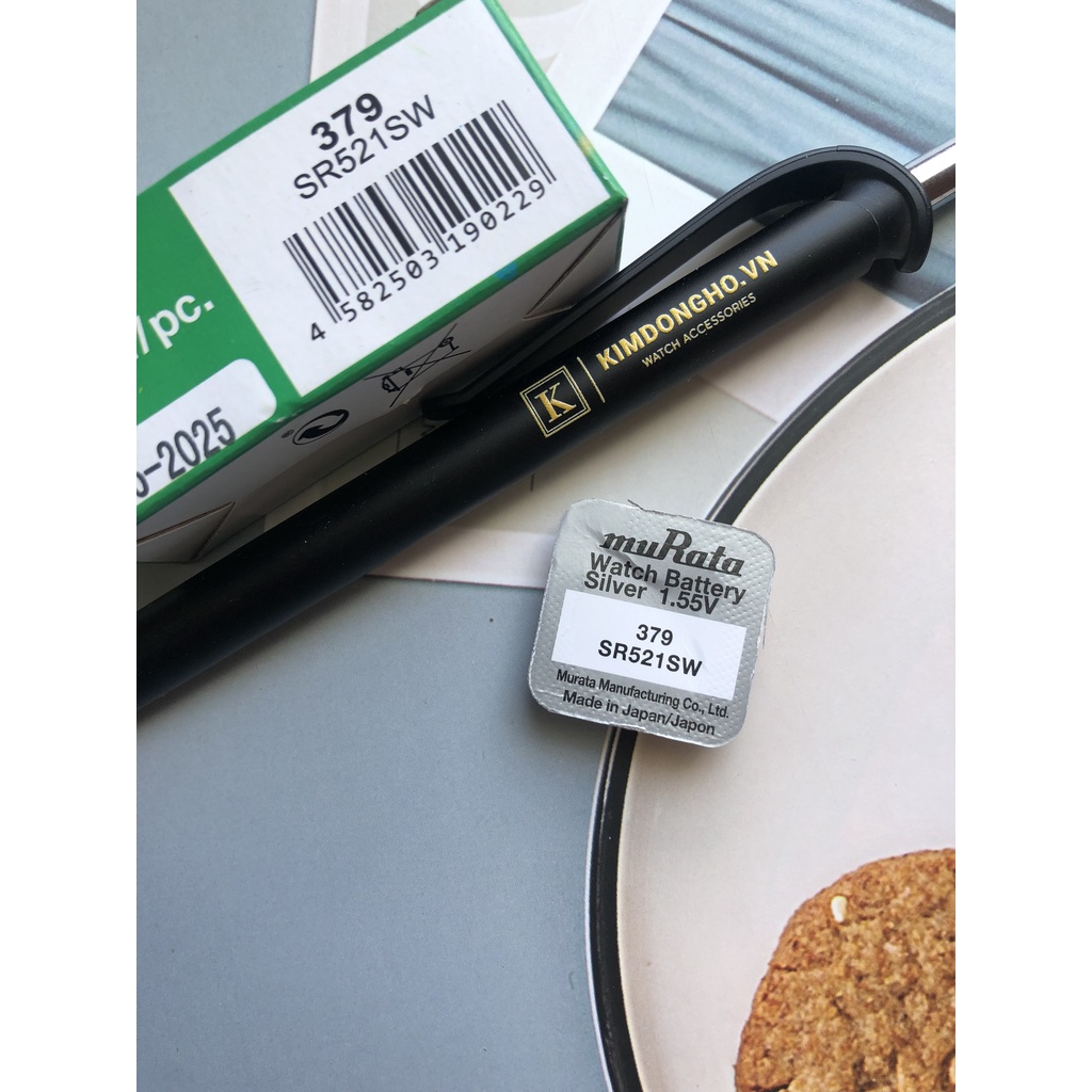 Viên pin đồng hồ Sony 521 chuyên thay pin đồng hồ đeo tay, điều khiển các loại - SR521SW - 379 vỉ 1 viên