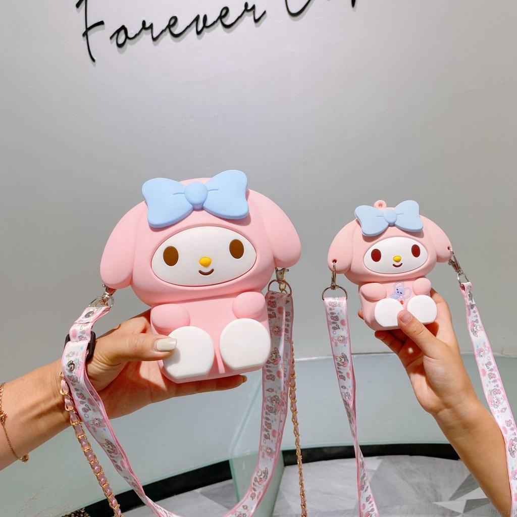Túi đeo chéo hình mèo kitty dễ thương cho bé gái