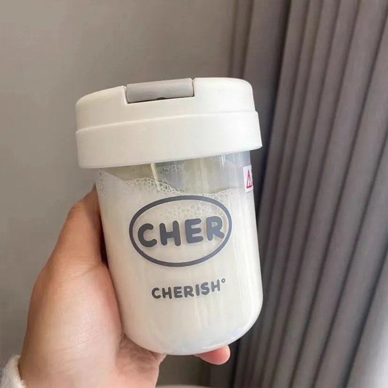 Bình Nước 300ml Có Ống Hút Tiện Lợi