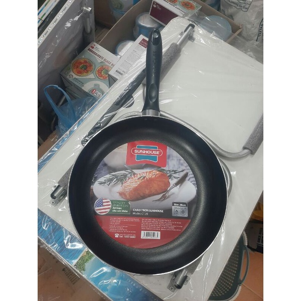 CHẢO ĐÁ SUNHOUSE LOẠI XỊN 28CM