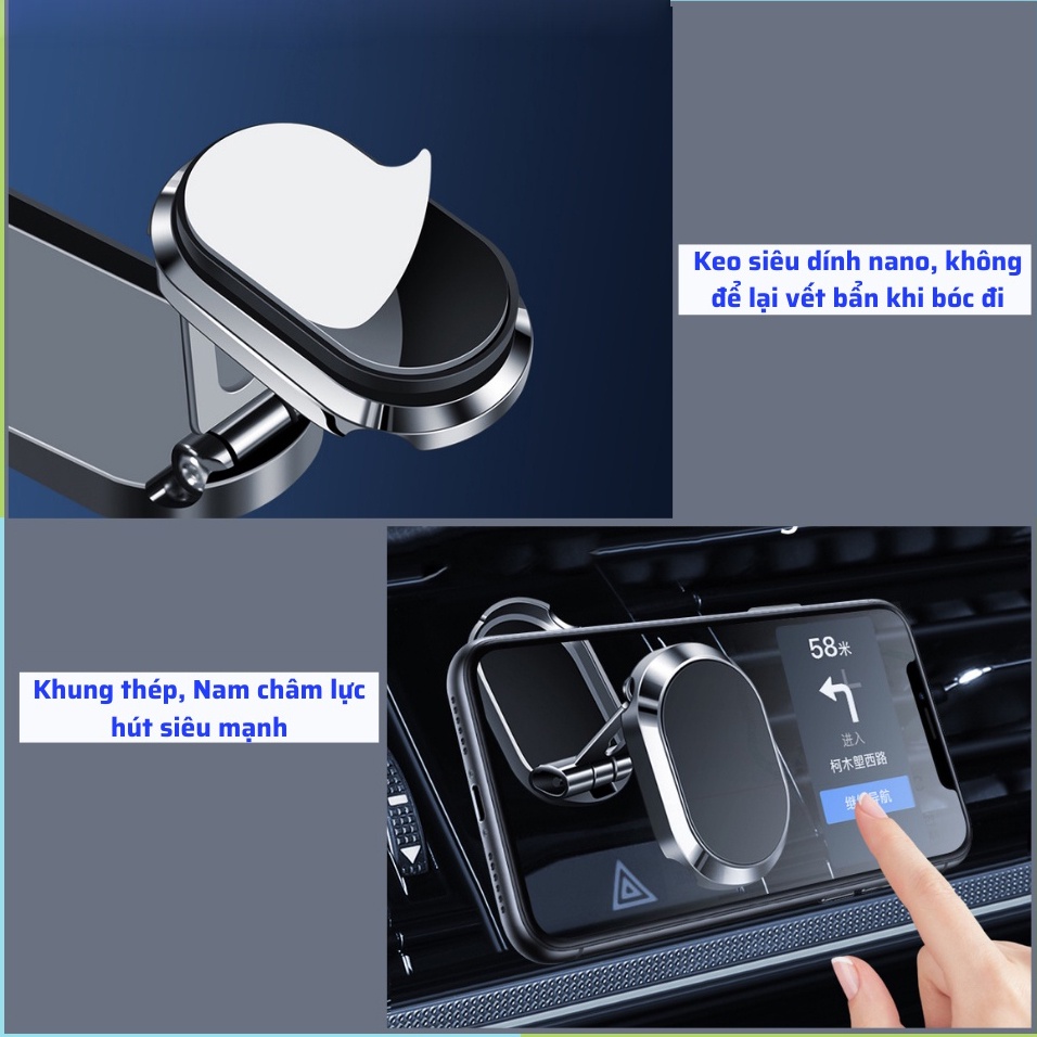 GIÁ ĐỠ ĐIỆN THOẠI TRÊN Ô TÔ - Giá Đỡ Điện Thoại Từ Tính Hợp kim kết dính chắc chắn | BeenAuto | BigBuy360 - bigbuy360.vn