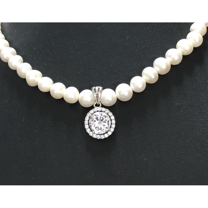 Chuỗi đeo 7ly mix đá tròn